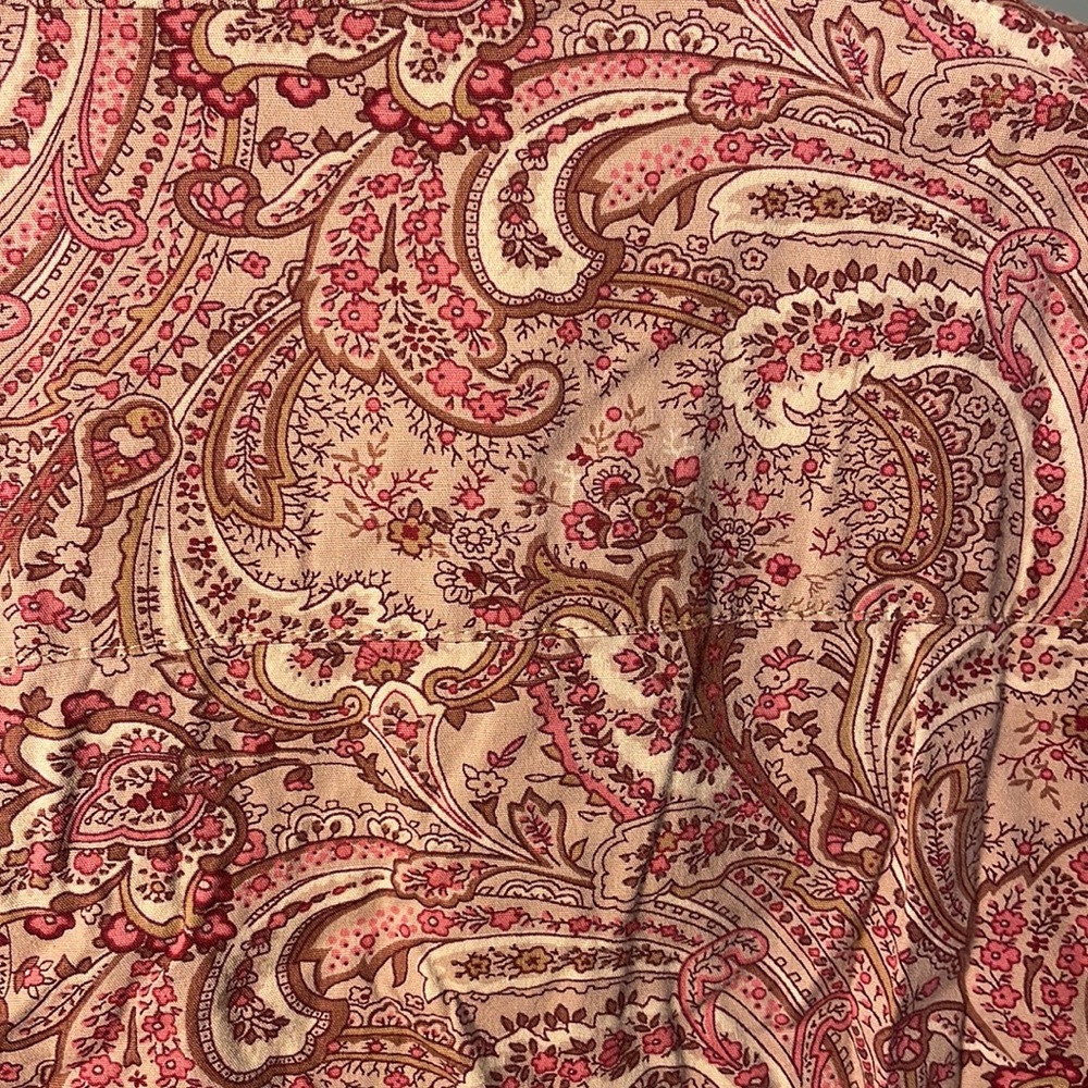 Button up city stretch New York and company paisley shirt - Picture 4 of 4